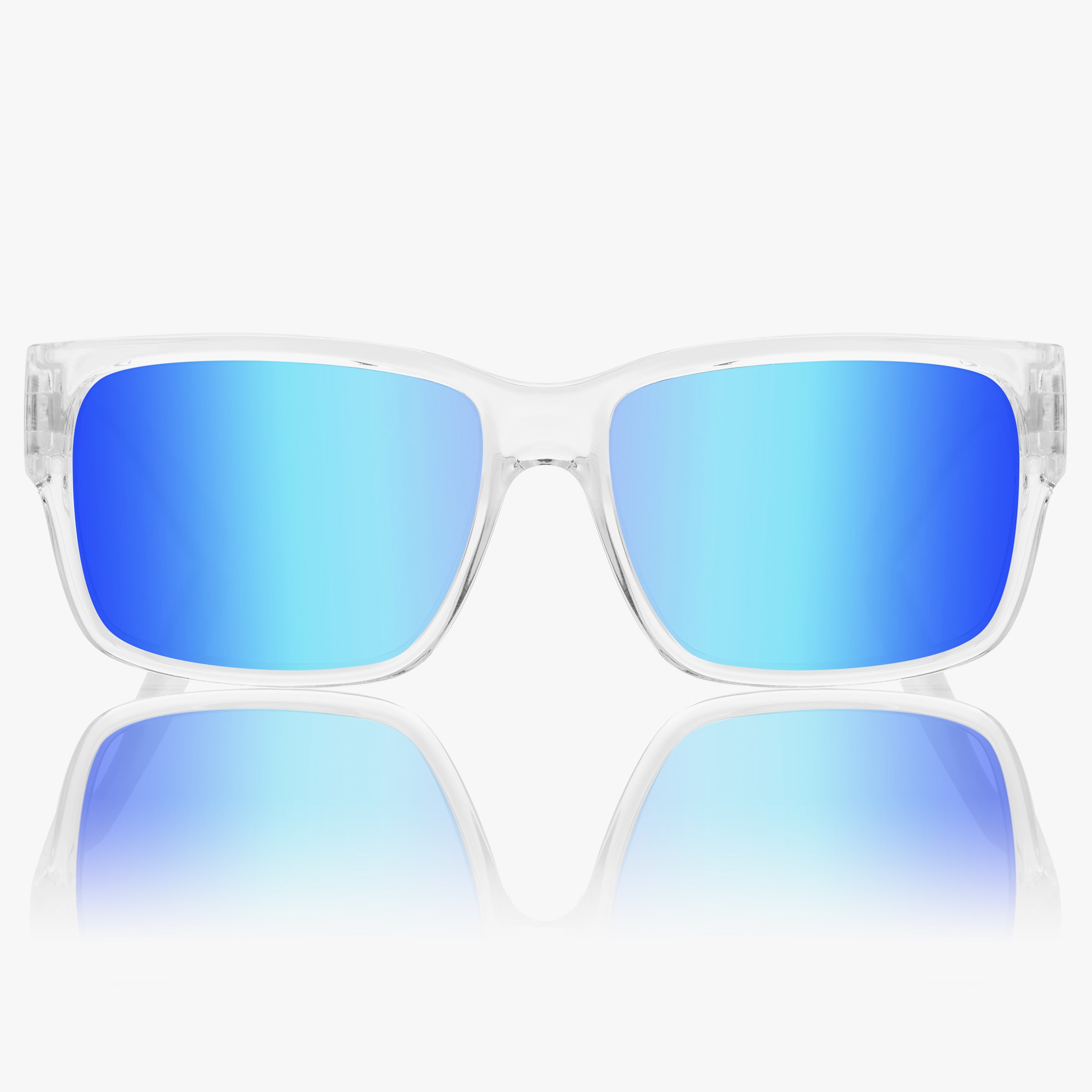 Classico Clear Blue Mirror Polarized Sunglasses for Men | Madson of America
