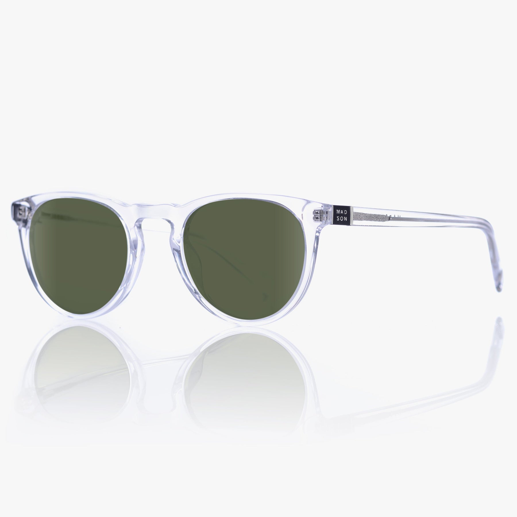 TATE Clear Round Wayferer Sunglasses – AriesseirA