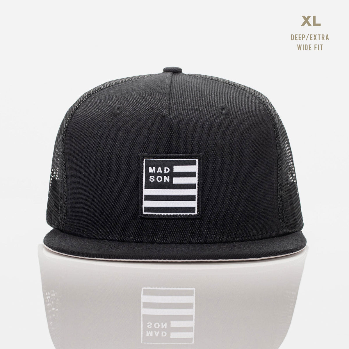 Snapback XL Trucker Empire Flag / Black