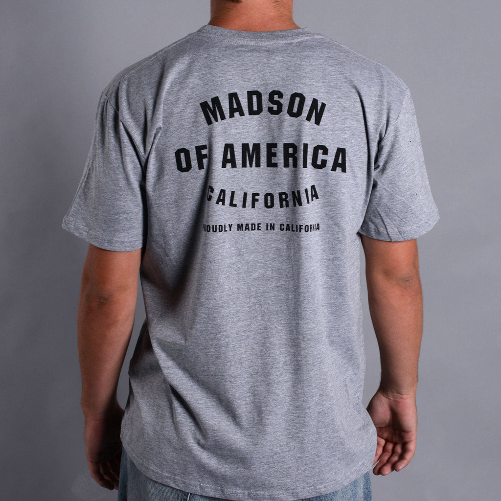 Sharpie Arch | Heather Grey | T-Shirt | Madson of America XL