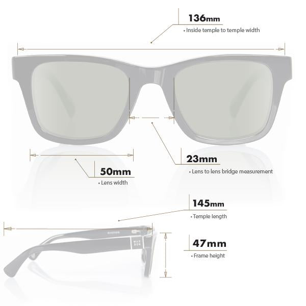 Off-White: Black Memphis sunglasses with smoke lens – Spectaclo