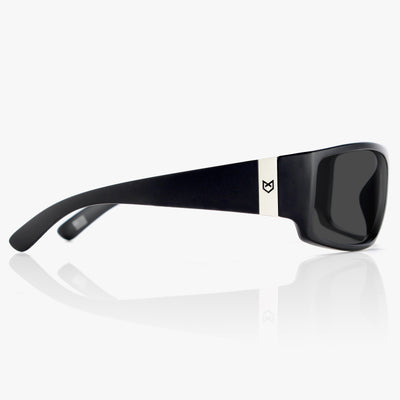 black wide fit sunglasses