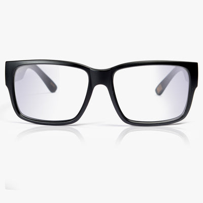 Big black frame blue light glasses