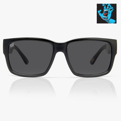 black sunglasses for men with screaming hand