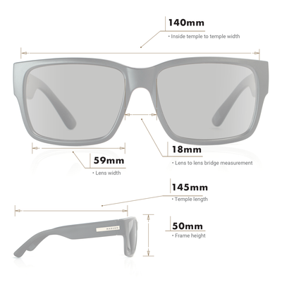 Best sunglasses for men with big heads measurements and sizes