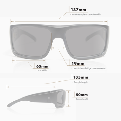 measurements of sunglasses for men with big heads
