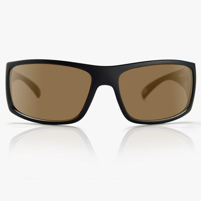 black wide fit sunglasses for men